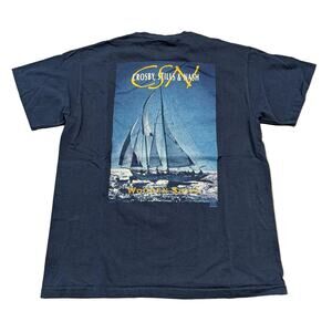 1992 Crosby Stills & Nash Wooden Ships Lyrics T shirt